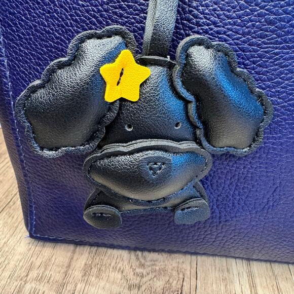 Black Fluffy Ear Dog Bag Charm Poodle Yorkie Small Dog Purse Charm Dog Gift NEW - Picture 4 of 7